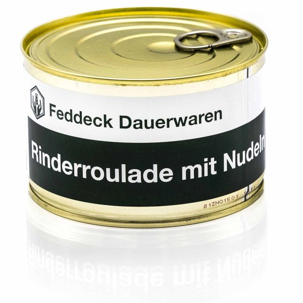 Fertiggericht Dose Rinderroulade mit Nudeln 400 g