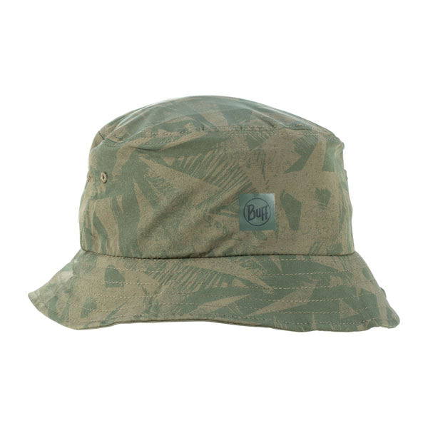 Buff Hut Adventure Bucket Hat acai khaki