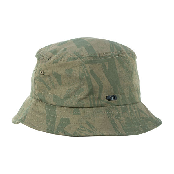 Buff Hut Adventure Bucket Hat acai khaki