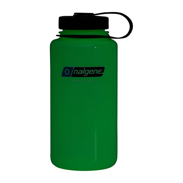 Nalgene Trinkflasche Weithals Glow Sustain 1 L grün