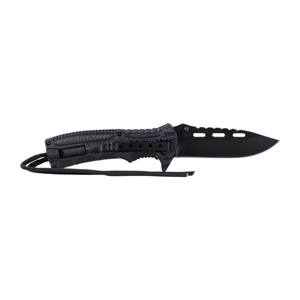 Fox Outdoor one-hand folding knife Blackrope black