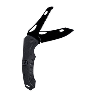 Fox Outdoor coltello pieghevole 2 in 1 nero