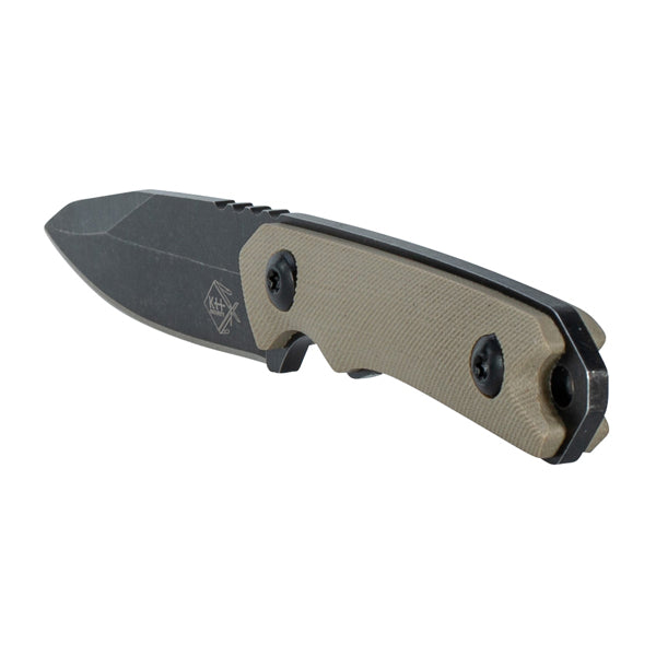 KH Security Neck Knive desert black