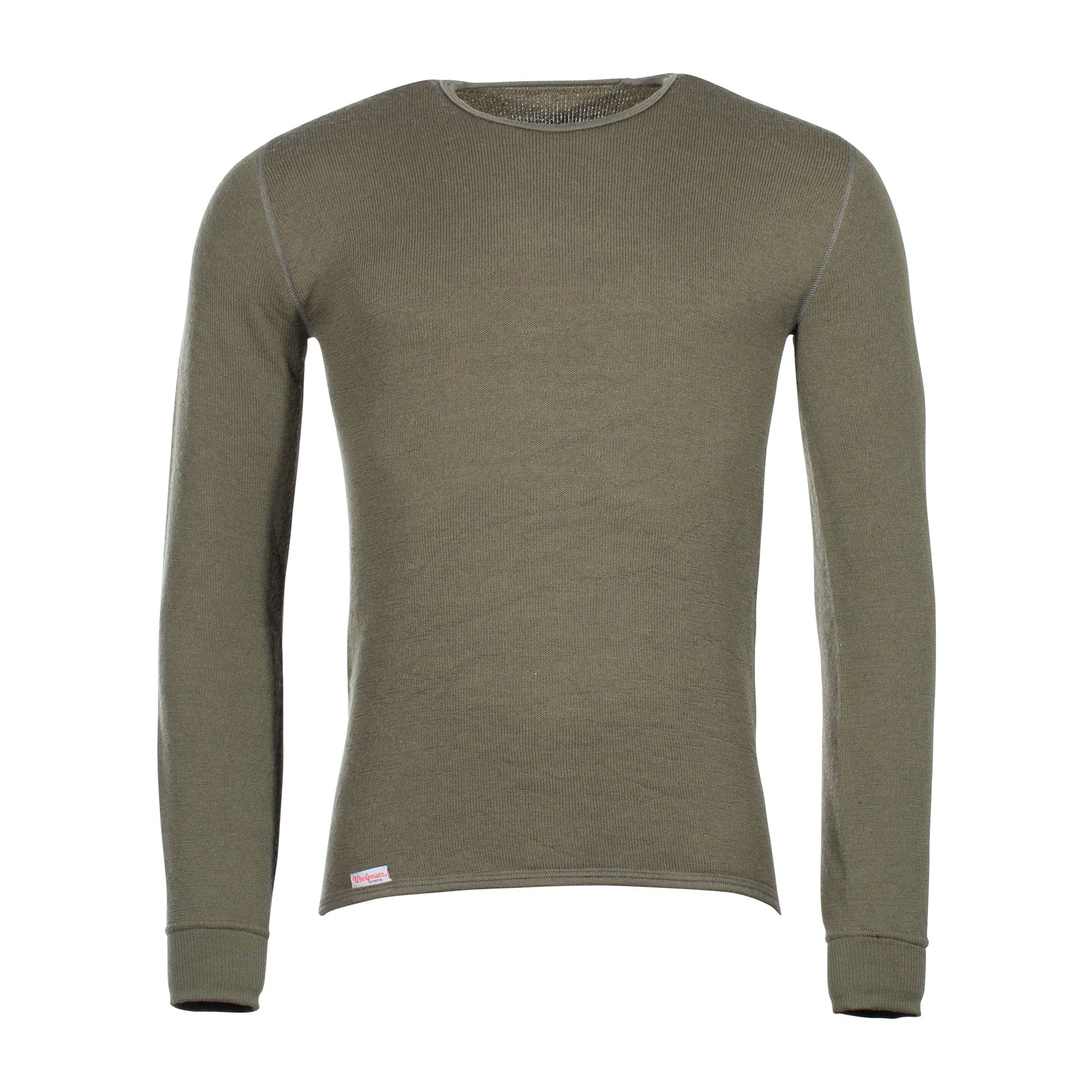 Woolpower undershirt crewneck longsleeve 200 pine green