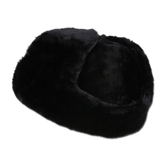 Russian fur hat with badge