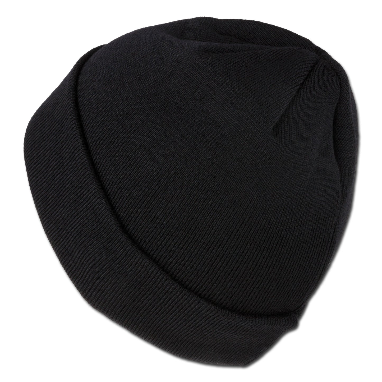 NfD roll knit hat black