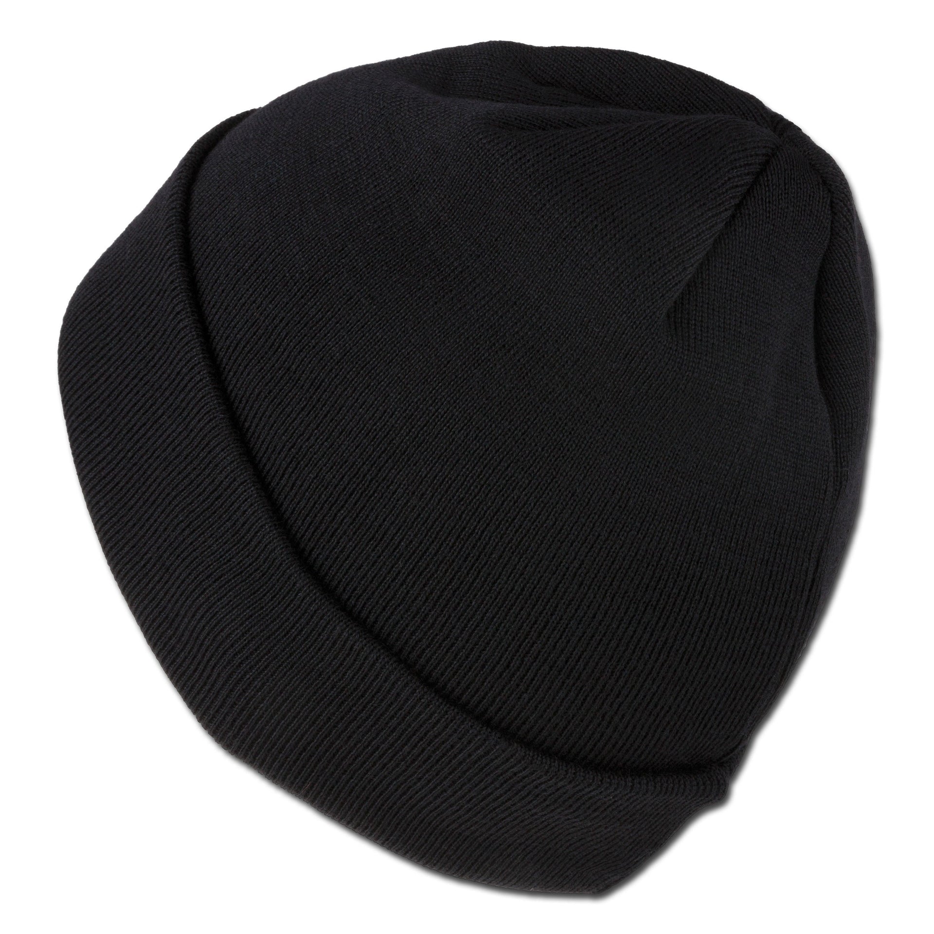 Gorro de punto NfD roll negro