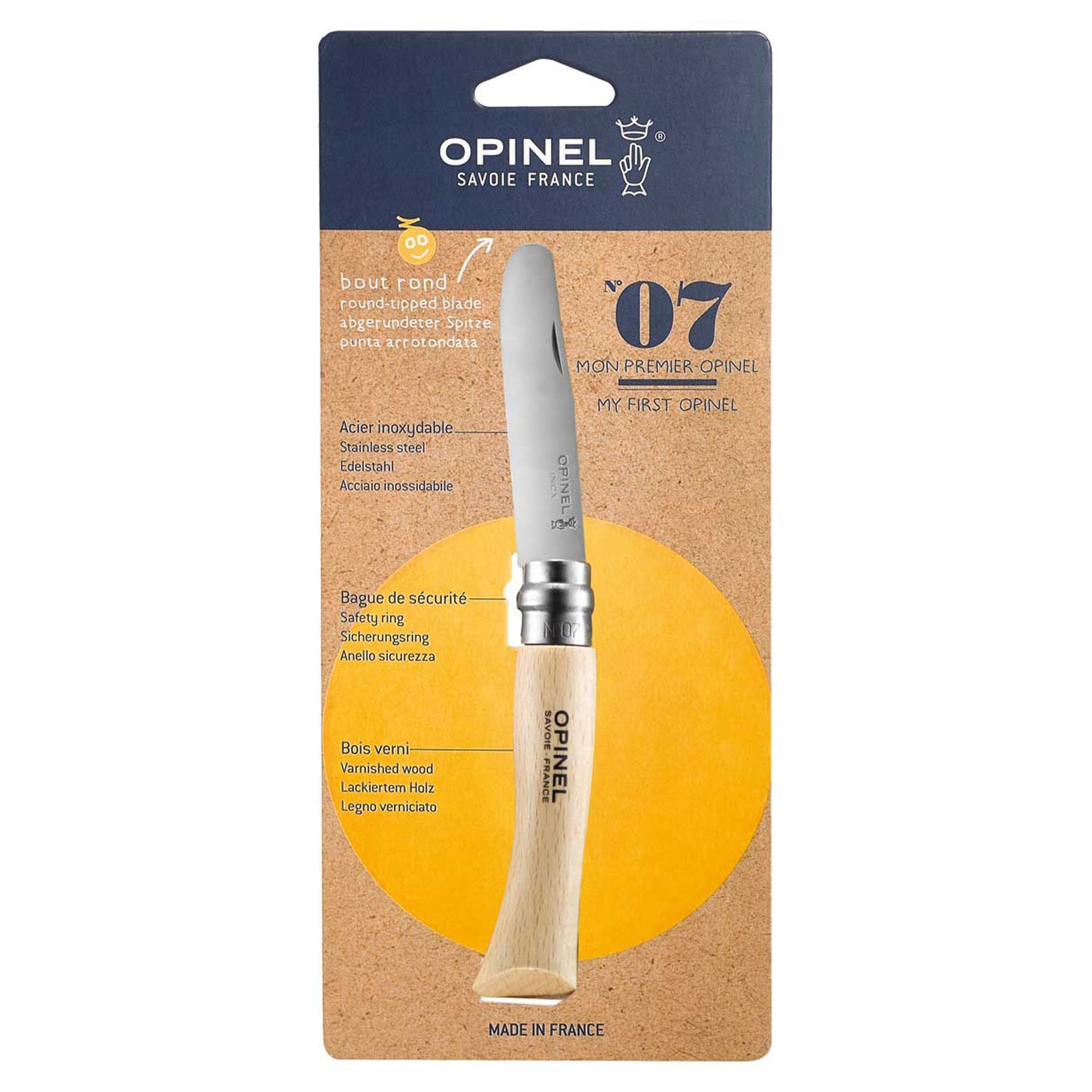 Opinel Kindermesser No 07 natur