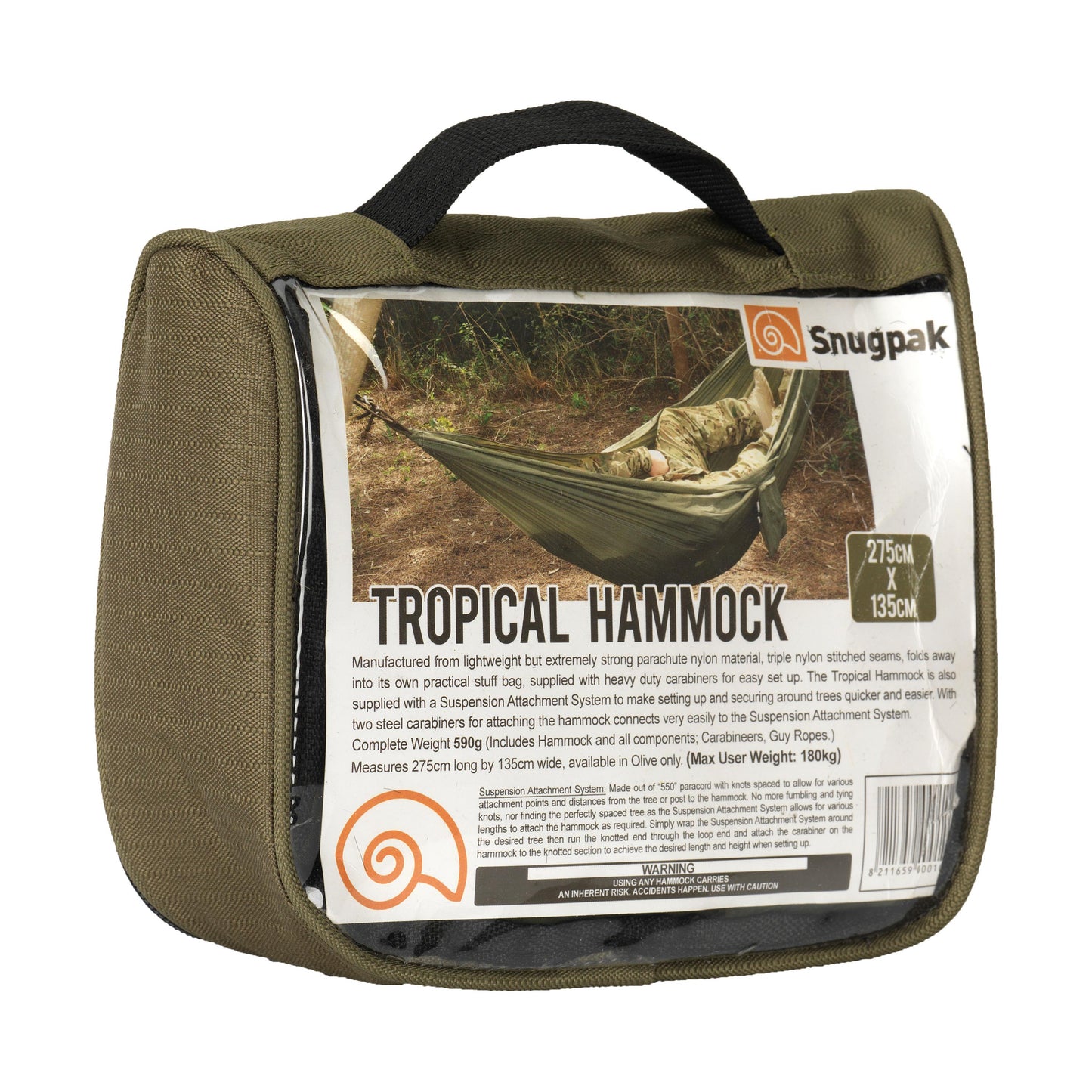 Snugpak Hängematte Tropical oliv