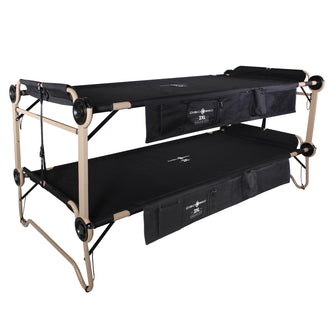 Camp bed 2XL with side pockets