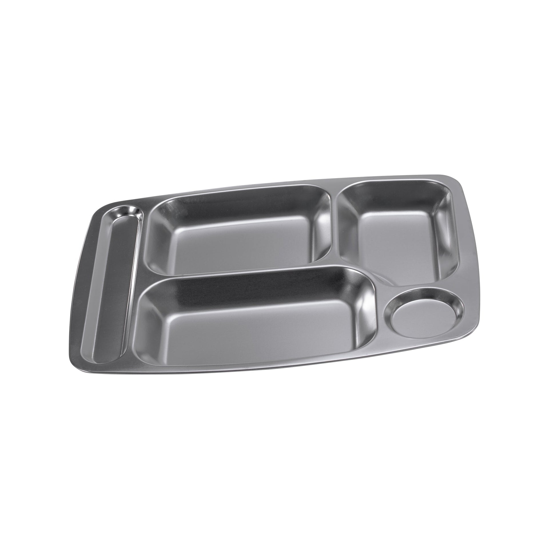 MFH canteen plate stainless steel 5 compartments