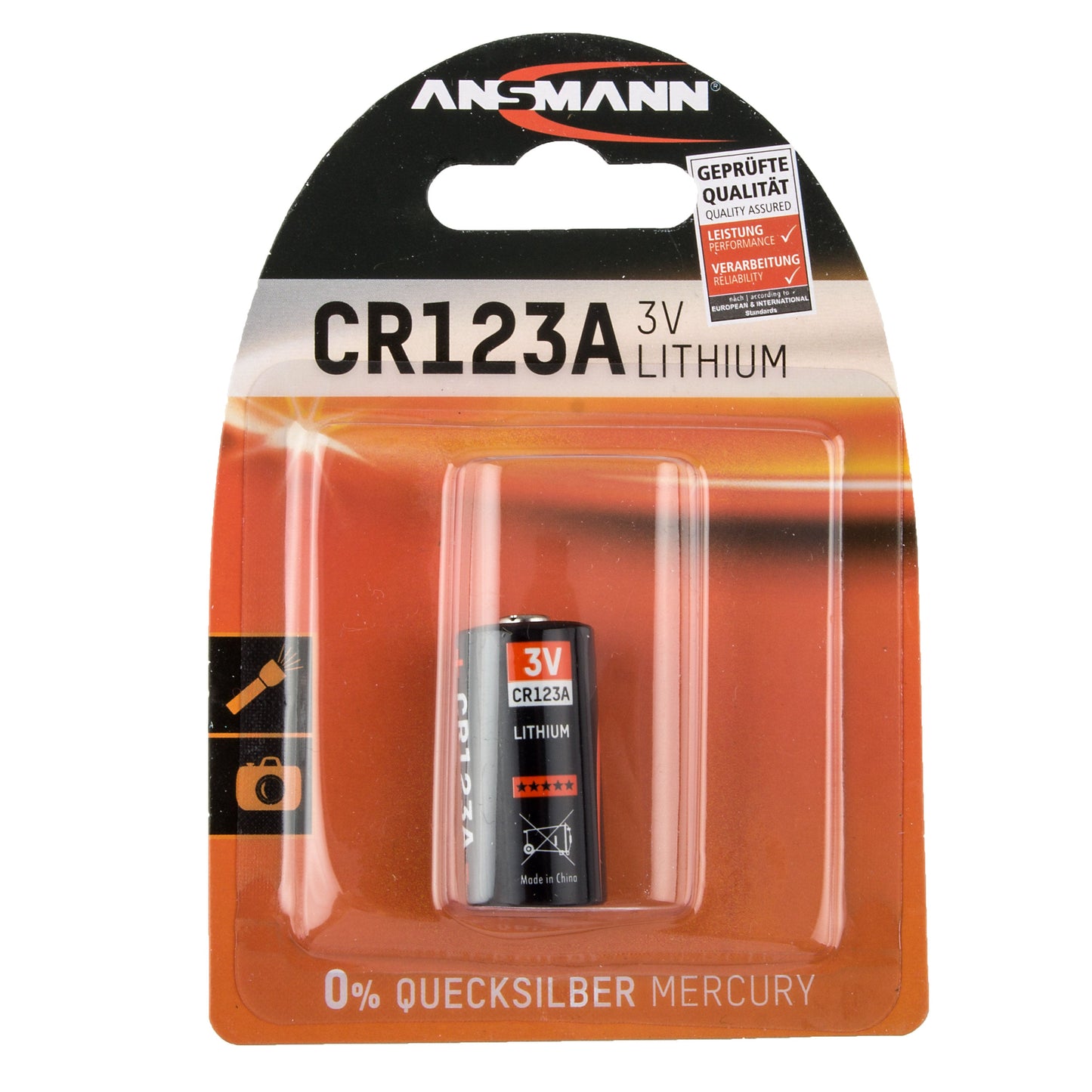 Lithium Foto Batterie CR123A