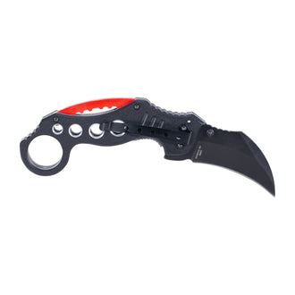 Haller Taschenmesser Karambit Red Circle rot schwarz