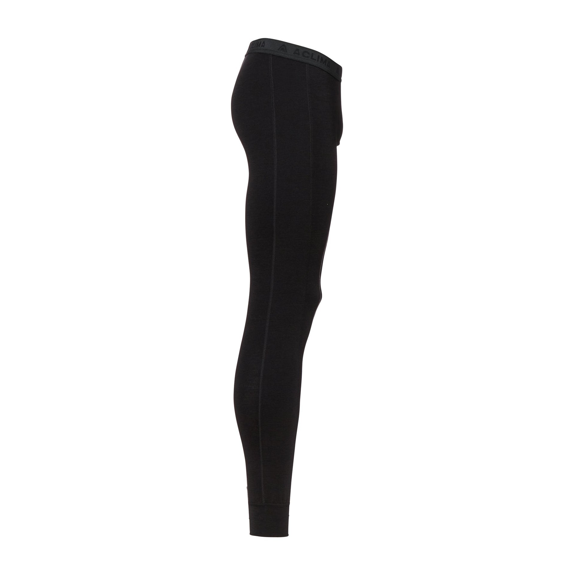 Aclima Leggings WarmWool Longs jet black