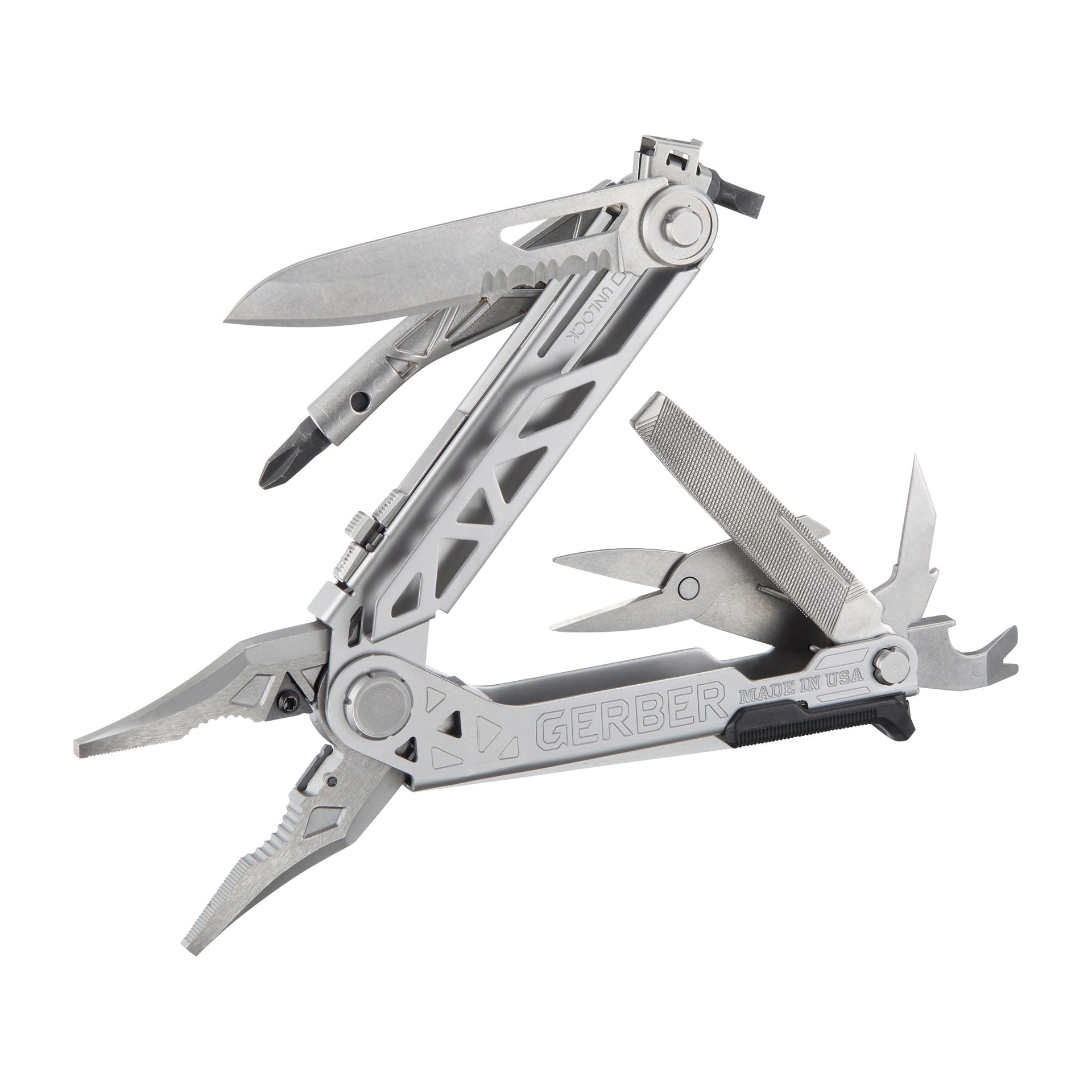 Gerber Multitool Center Drive Plus silberfarben