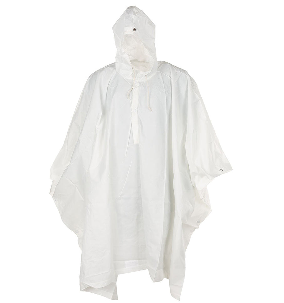 Swiss poncho white as new