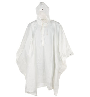 Swiss poncho white as new