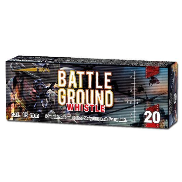 Feuerwerk Battle Ground Whistle 20er Schachtel