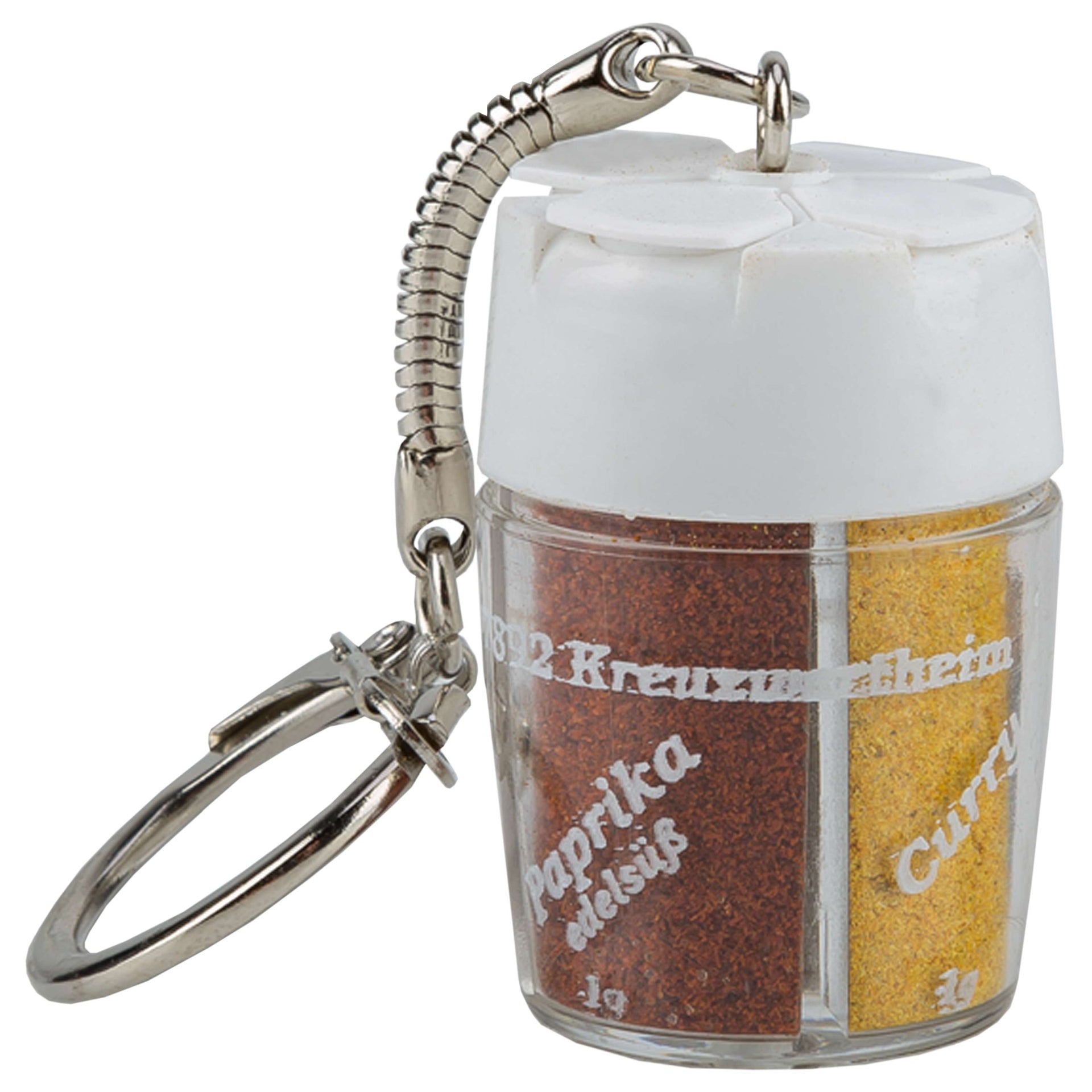 Spice shaker keychain