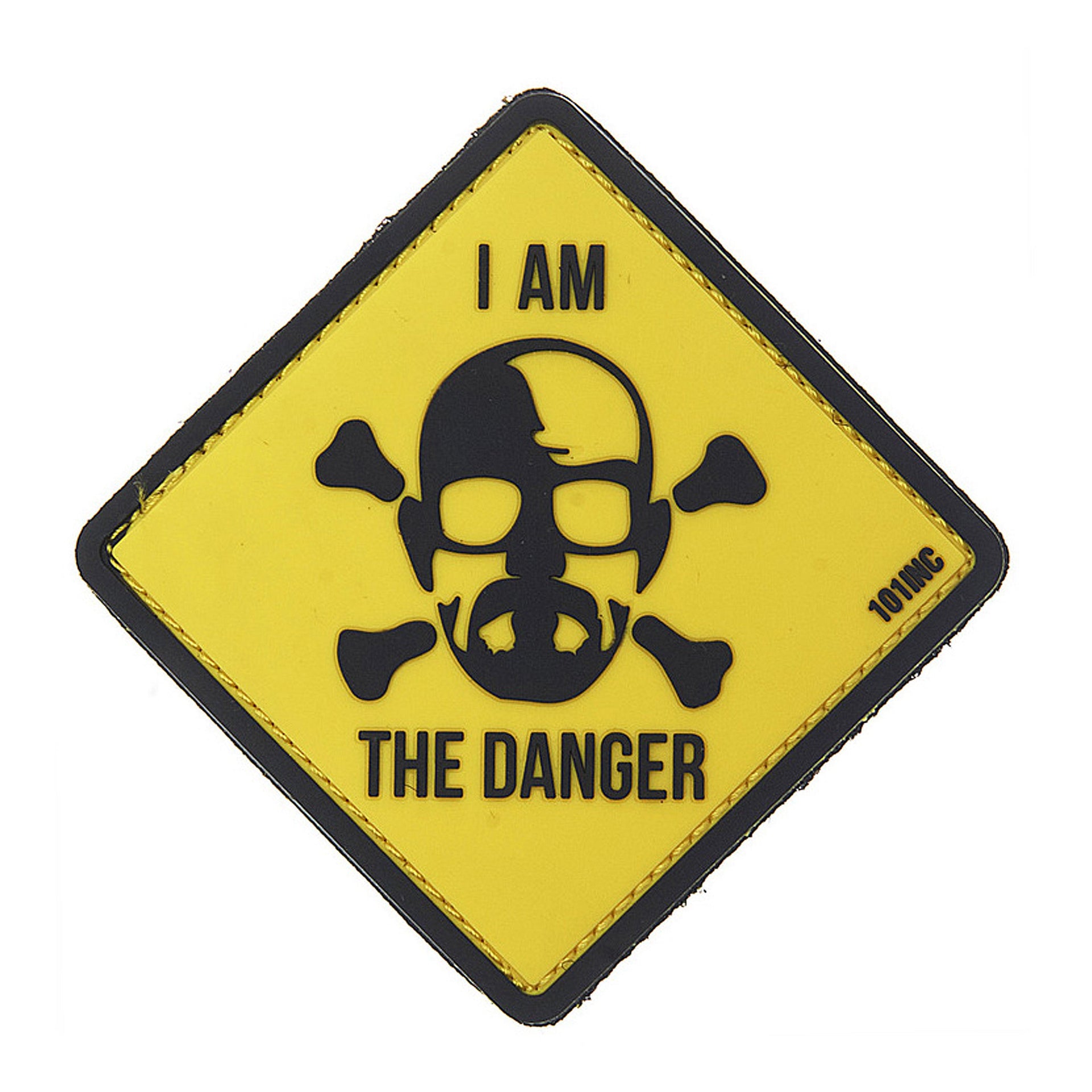 3D patch I am the danger yellow