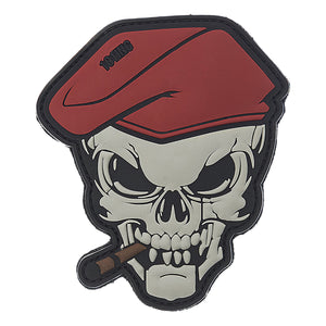 3D Patch Cigar Skull