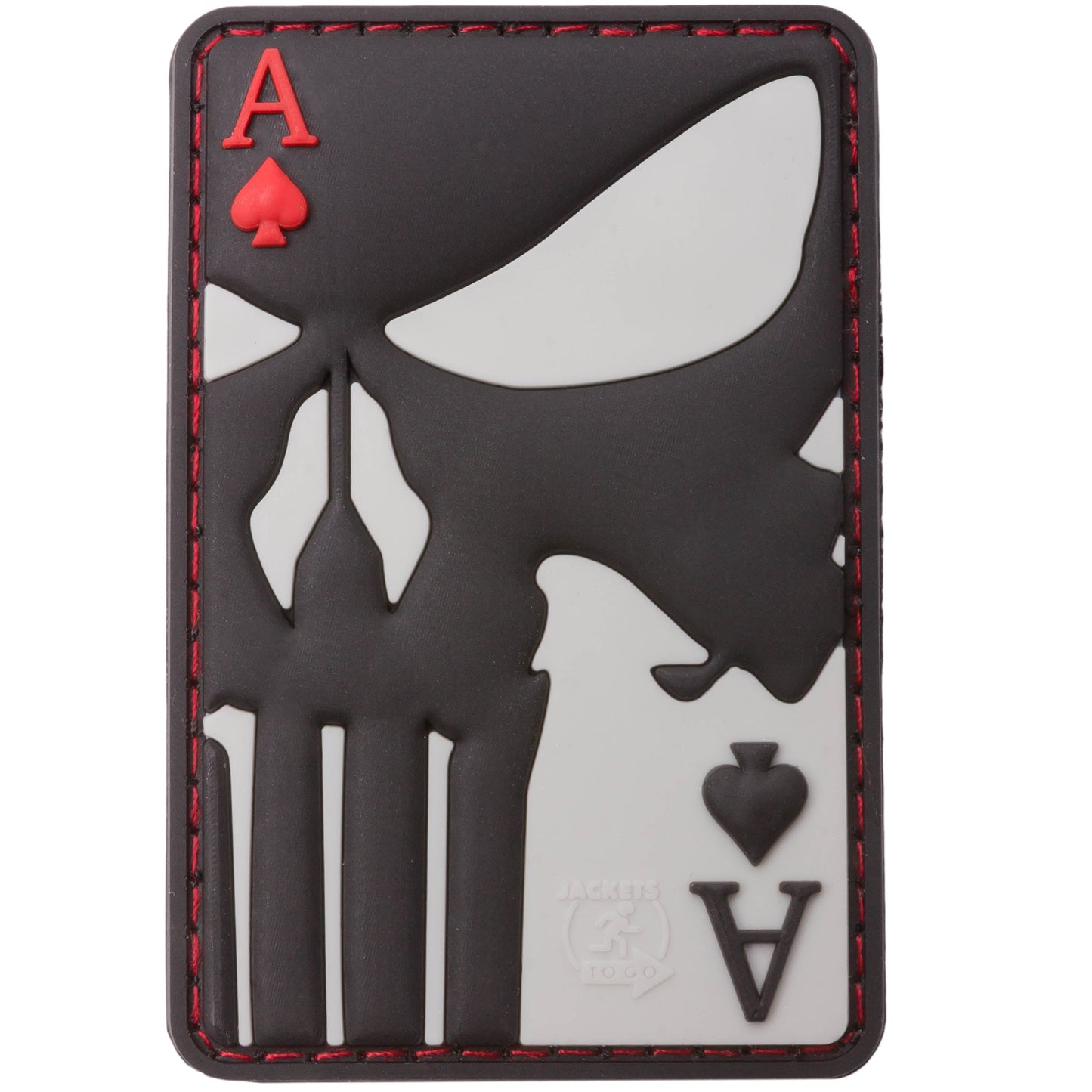 JTG 3D Patch Punisher Ace of Spades fullcolor