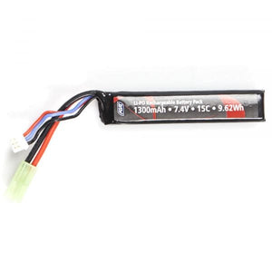 Airsoft Akku Stock Type 7.4V 1300 mAh LI-PO