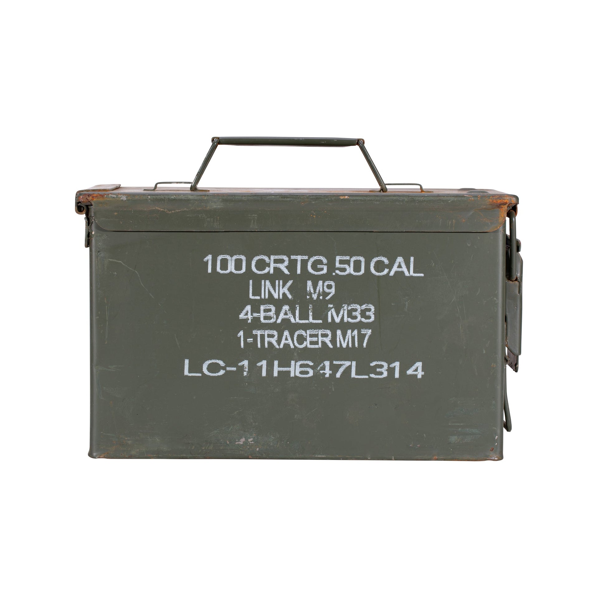 Ammunition box size 2 US metal used