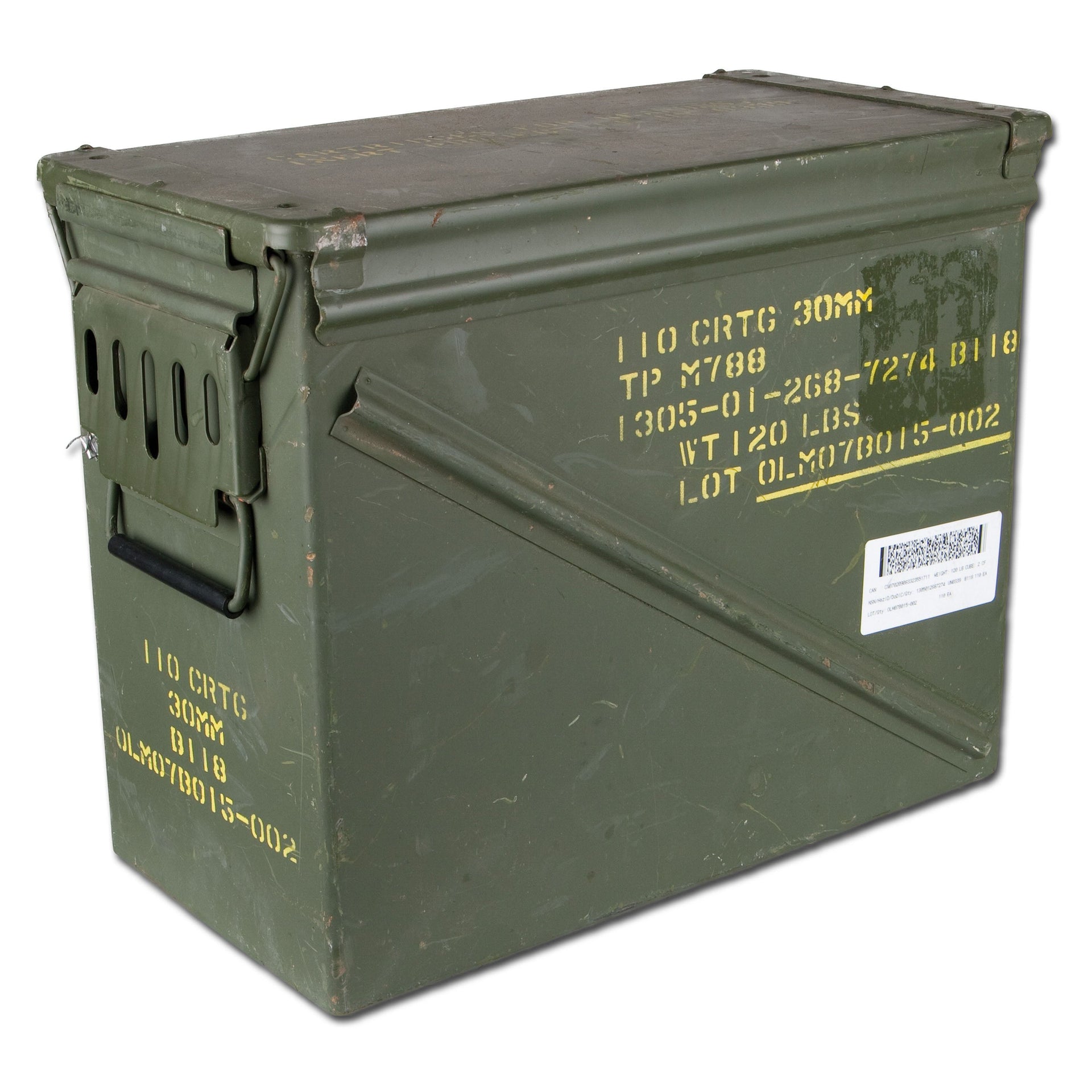 Ammunition box US size 7 used