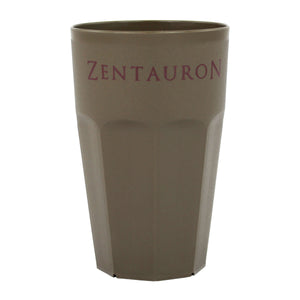 Zentauron Kaffeebecher Mehrweg 300 ml grau braun