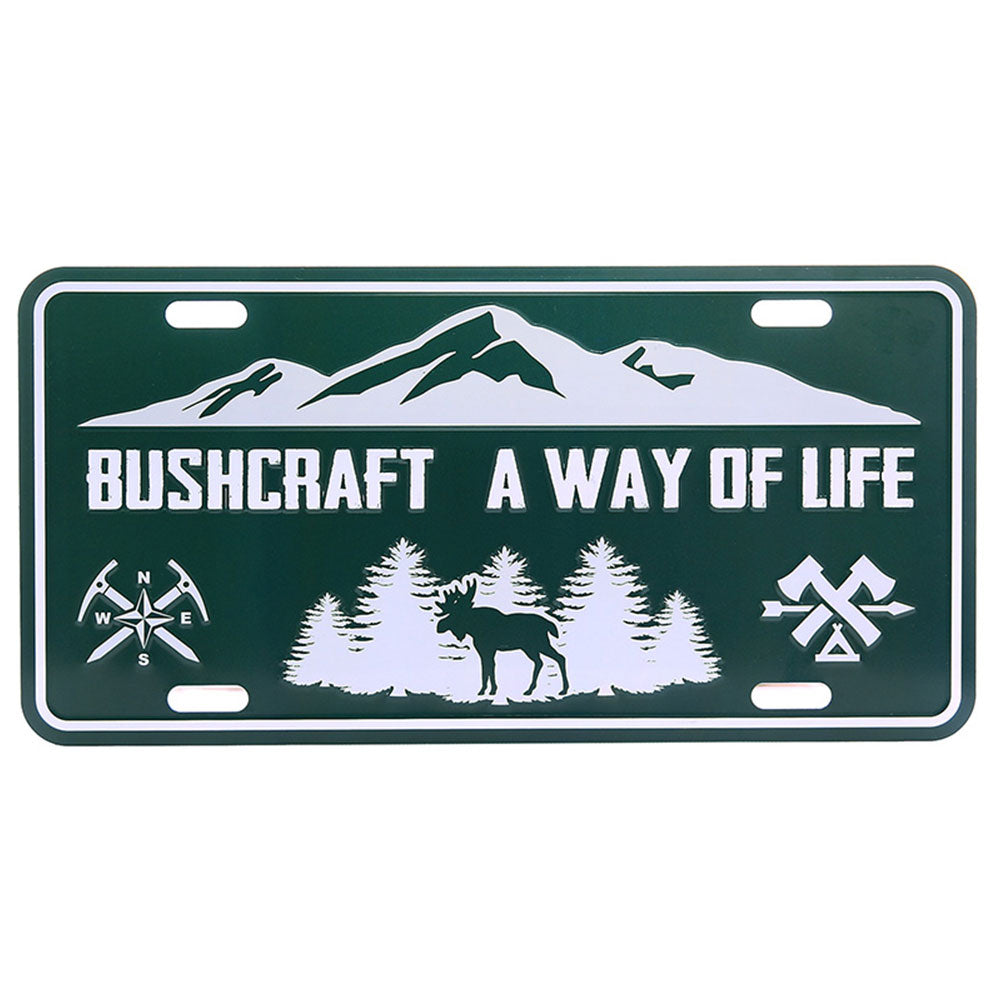 101 Inc. Nummernschild Bushcraft